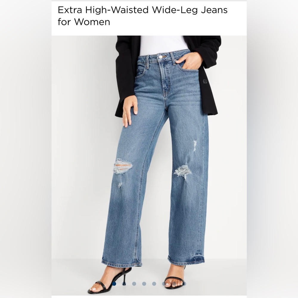 Old Navy high waist wide leg jeans